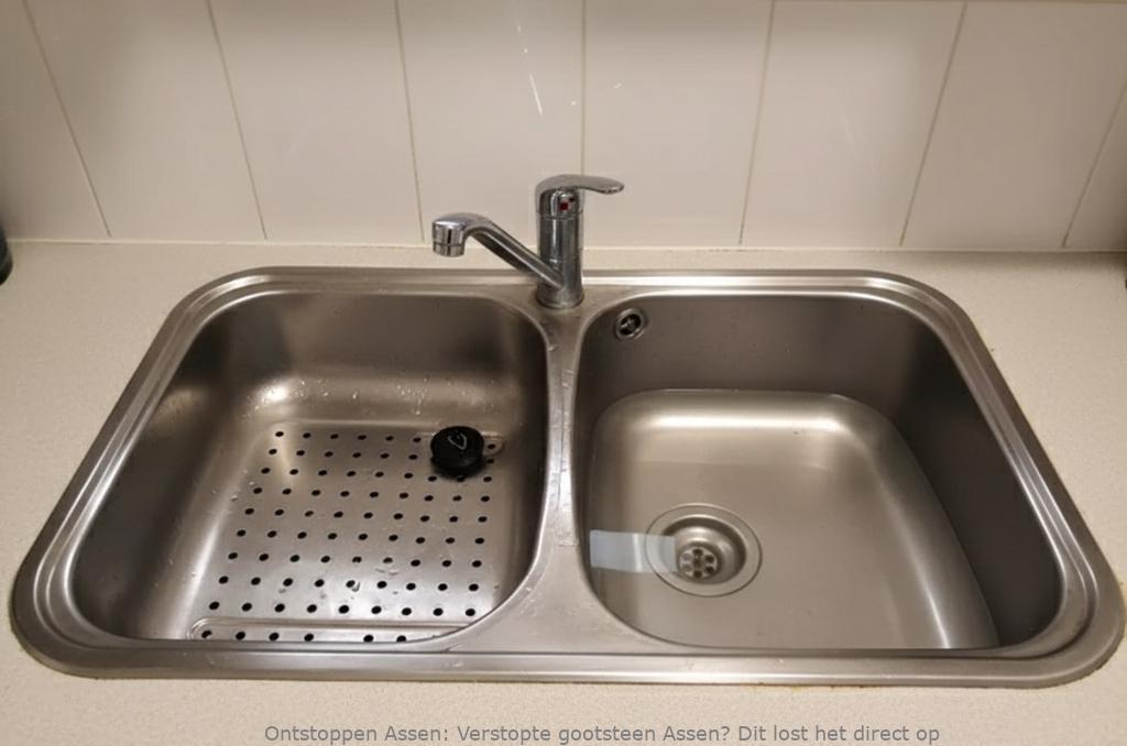Verstopte gootsteen Assen? Dit lost het direct op