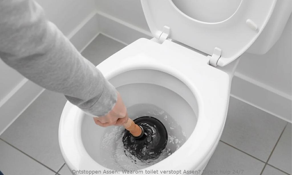 Waarom toilet verstopt Assen? Direct hulp 24/7